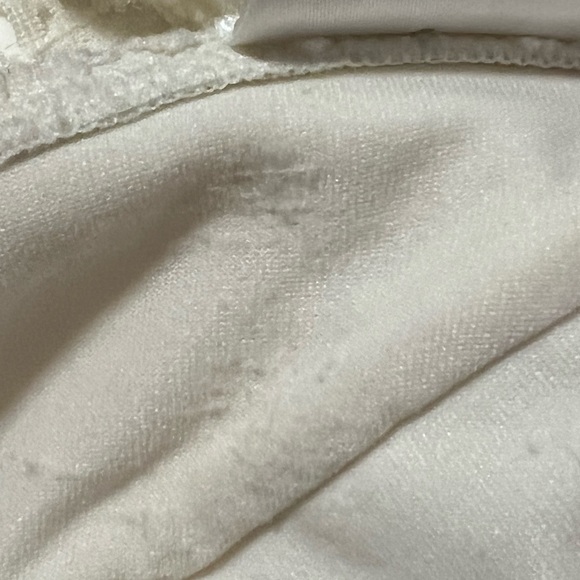 H&M sexy ivory lace halter bodysuit with plunge neckline size 10 - Picture 6 of 8